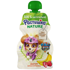 банан клубника йогурт