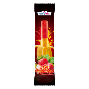 fruct led banan klubnika