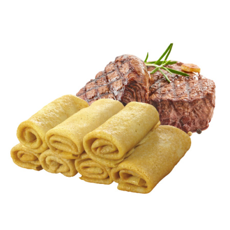 блин-мясо