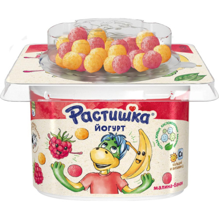 РАСТИШКА ЙОГ 114 МАЛИНА-БАНАН С РИС ШАР